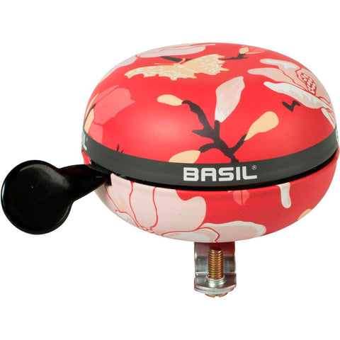 Basil Magnolia - bicycle bell - 80 mm poppy red