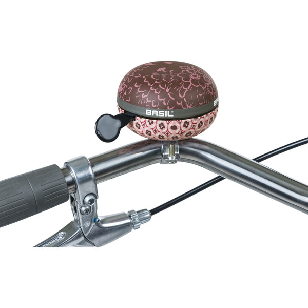 Basil Bohème - bicycle bell - 80 mm - fig red