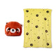 Blankeazzz adoramals ru de rode panda 2-in-1 knuffel reisdeken