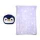 Blankeazzz adoramals nico de pinguin 2-in-1 knuffel reisdeken