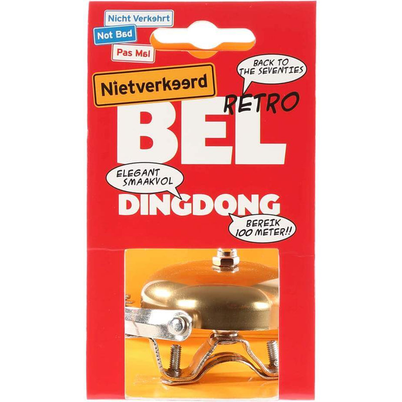 Load image into Gallery viewer, NietVerkeerd Racebel Retro aluminium 60 mm goud
