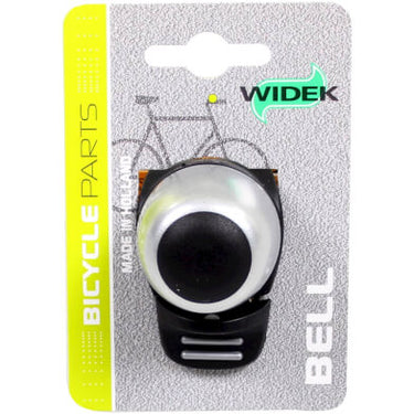Widek fietsbel compact 2 op kaart zilver