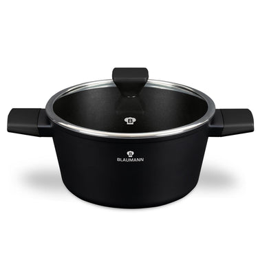 Blaumann black silver collection braadpan met deksel ã˜24cm
