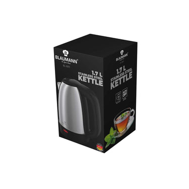 Blaumann black silver collection elektrische waterkoker 1,7l