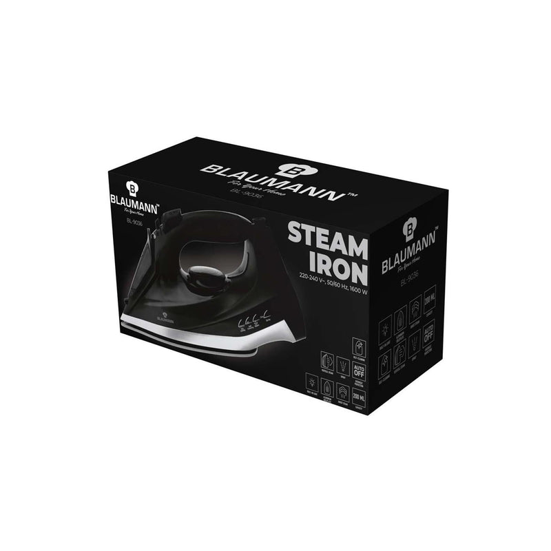 Load image into Gallery viewer, Blaumann black silver collection strijkijzer 1700w
