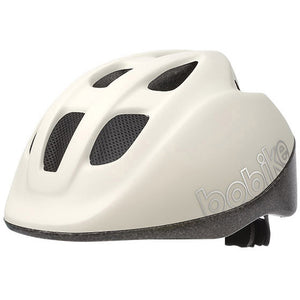 children helmet BOBIKE "Go XS"size XS (46-53cm), twin shell construction (glued shell), easy lock rotary fastener system, 9 vents, insect net, reflective stripes at the back. Weight: 230g, certification: CE EN 1078