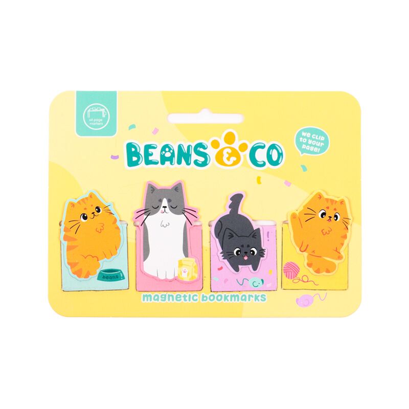 Load image into Gallery viewer, Beans co katten magnetische boekenlegger set

