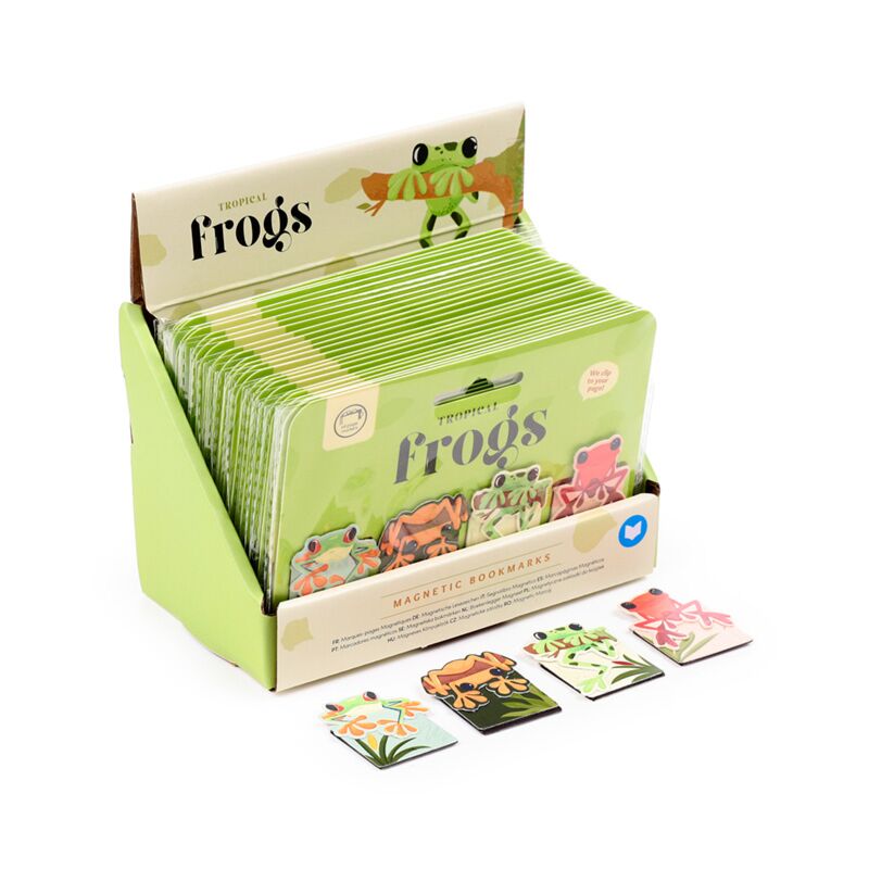 Load image into Gallery viewer, Tropische kikkers magnetische boekenlegger set
