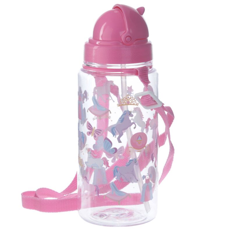 Load image into Gallery viewer, Eenhoorn duurzame bpa-vrij 450ml kinder waterfles rietje
