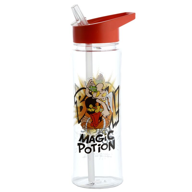 Load image into Gallery viewer, Asterix toverdrank ecozen waterfles 550ml flip straw
