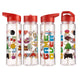 Game over duurzame 550ml waterfles flip straw