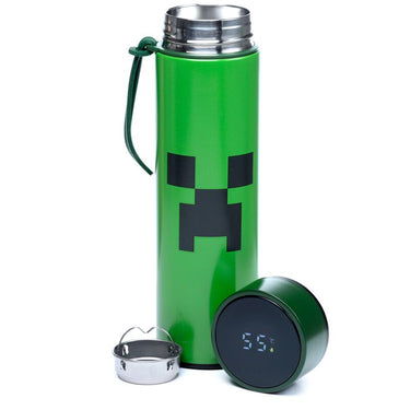 Union minecraft creeper thermosfles 450ml thermometer
