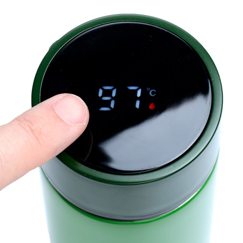 Load image into Gallery viewer, Union minecraft creeper thermosfles 450ml thermometer
