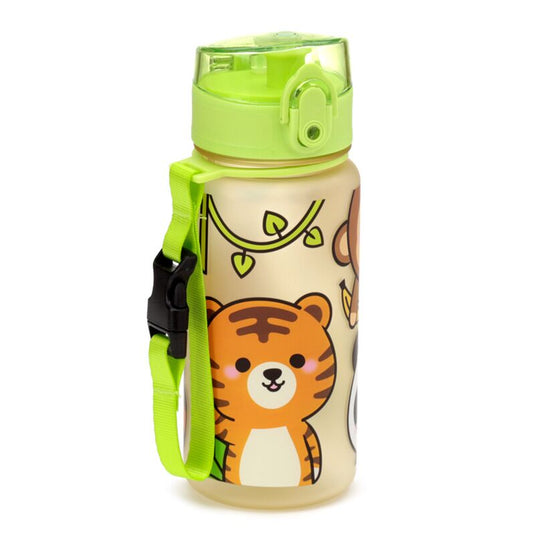 Adoramals wilde dieren pop top 350ml ecozen kinder drinkfles