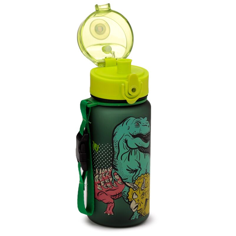 Load image into Gallery viewer, Dinosauria pop top 350ml ecozen kinder drinkfles
