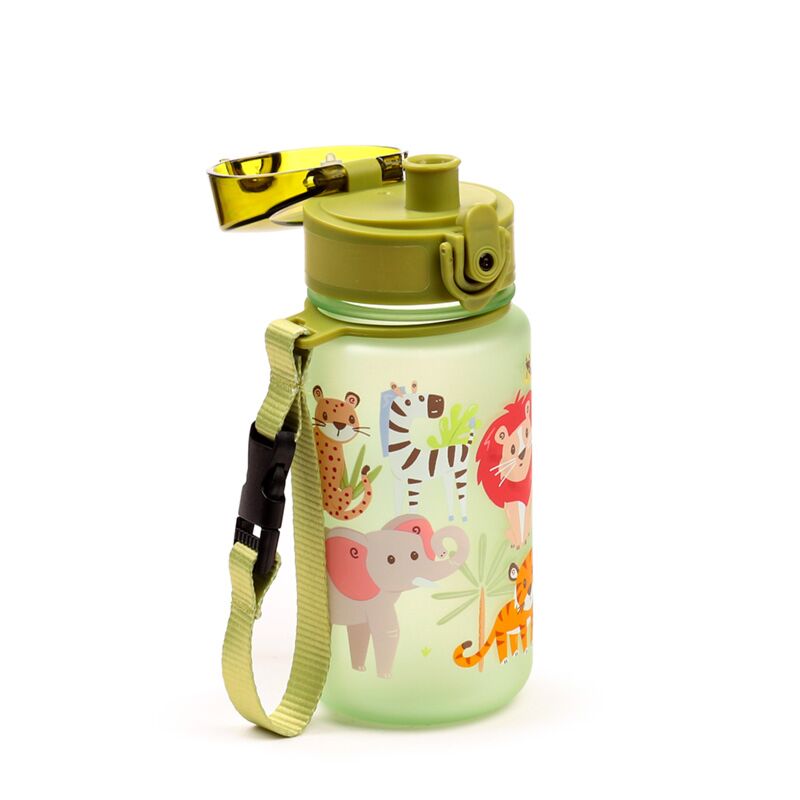 Load image into Gallery viewer, Zooniverse pop top 350ml ecozen kinder drinkfles
