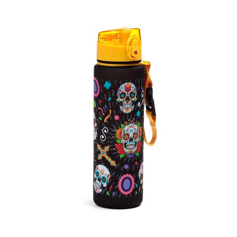 Load image into Gallery viewer, Dia de los muertos pop top 600ml ecozen drinkfles

