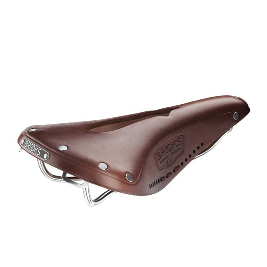 Brooks b17 carved - antic brown