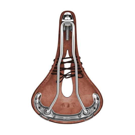 Brooks b17 carved - antic brown