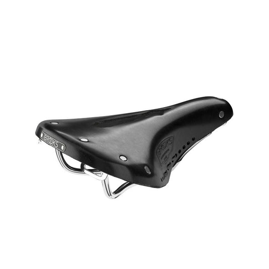 Brooks b17 short carved - black
