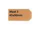 Avada doos a 1000 labels nr. 3 prijskaart