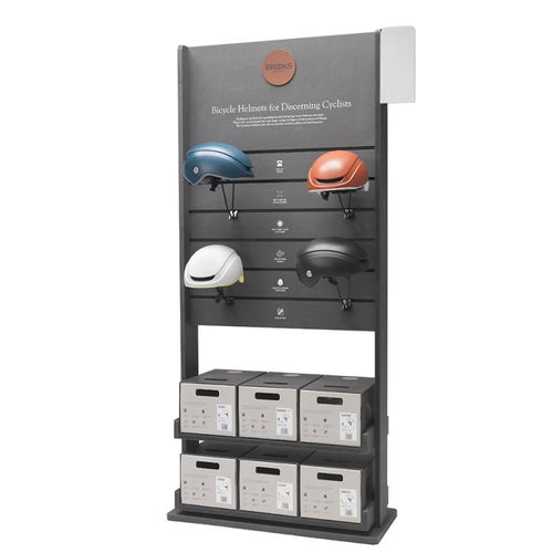 Brooks helmets display unit