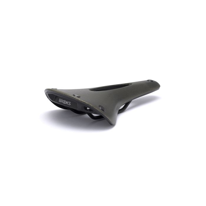 Load image into Gallery viewer, Brooks cambium c17 carved - mud green

