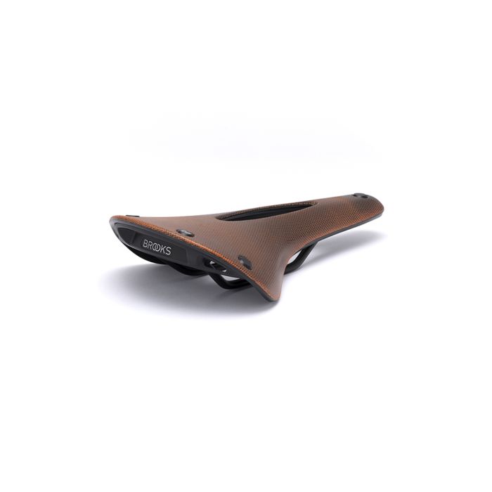Load image into Gallery viewer, Brooks cambium c17 carved - orange
