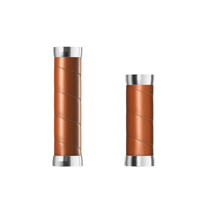 Load image into Gallery viewer, Brooks slender leather grips (100+130mm) - honey
