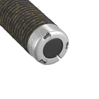 Brooks plump leather grips (130+130mm) - black