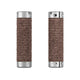 Brooks plump leather grips (130+130mm) - antic brown