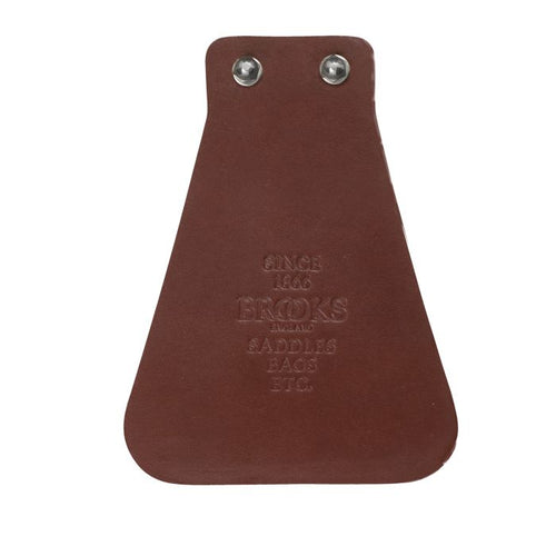 Brooks leather mud flap - antic brown