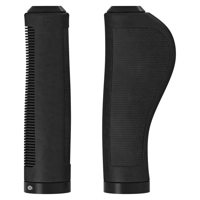 Load image into Gallery viewer, Brooks ergonomic rubber grips (130+130mm) - black

