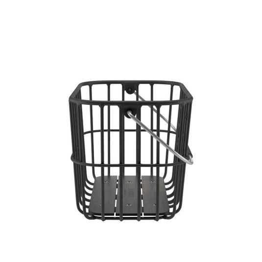 Brooks hoxton wire basket - black