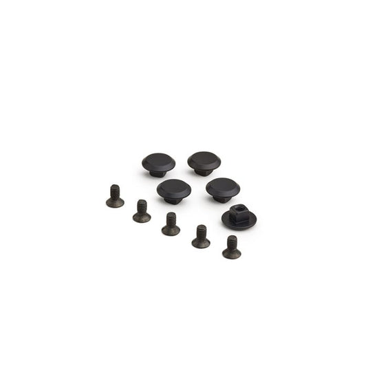 Brooks aluminium threated rivets for cambium - black anodised (5 pieces)