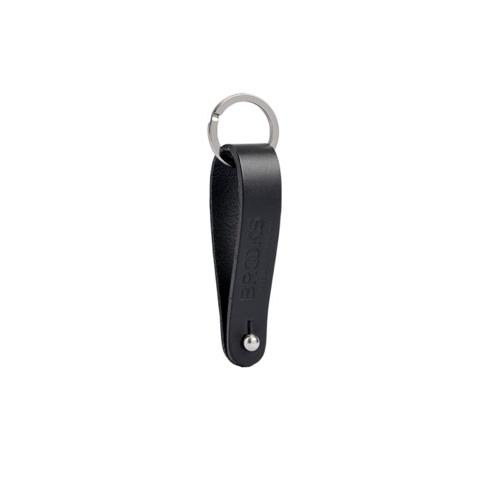Load image into Gallery viewer, Brooks leather hub shiner - black
