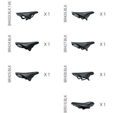 Brooks cambium kit 2 (7 test saddles)