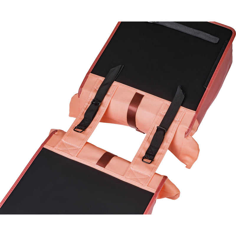 Load image into Gallery viewer, Basil dubbele fietstas vive 28-35l 14 x 30 x 38 cm - bordeaux roze
