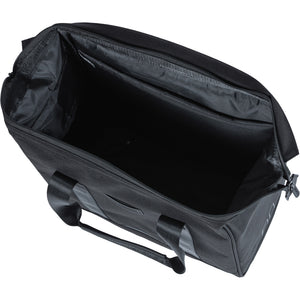 Basil tas grand fietsshopper zwart | mik hooks | 23l