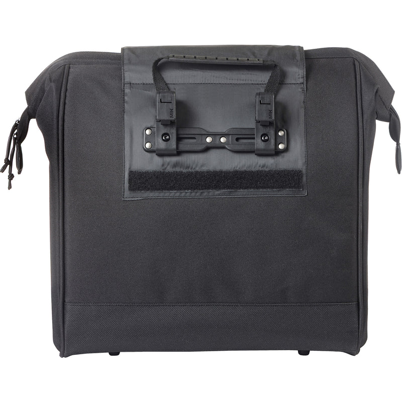 Load image into Gallery viewer, Basil tas grand fietsshopper zwart | mik hooks | 23l
