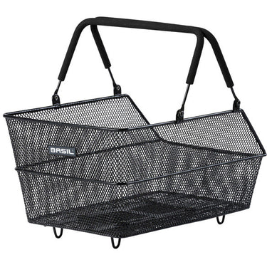 Basil fietsmand cento met mik bevestiging 14 liter 39 x 24 x 13 cm - zwart