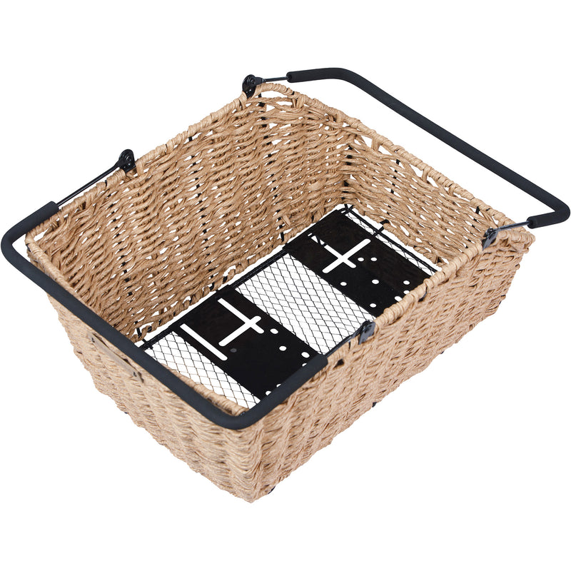 Load image into Gallery viewer, Basil fietsmand cento rattan look multi system 40 x 25 x 12 cm - seagrass
