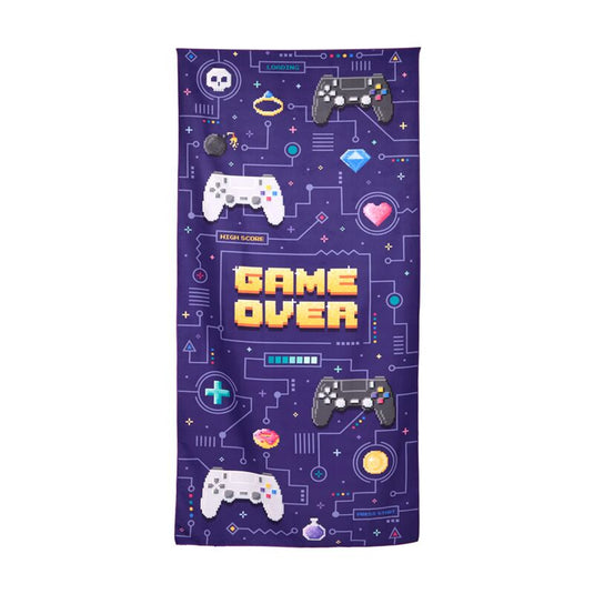 Game over microvezel strandhanddoek