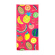 Zomerfruit microvezel strandhanddoek