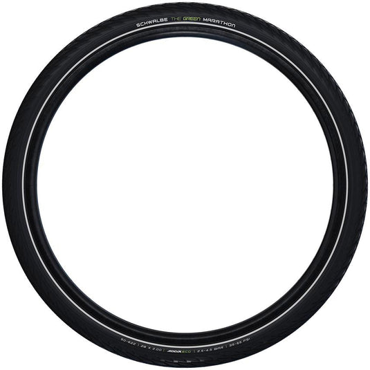 Schwalbe reifen green marathon performance line tire green mara. perf.line 47-406