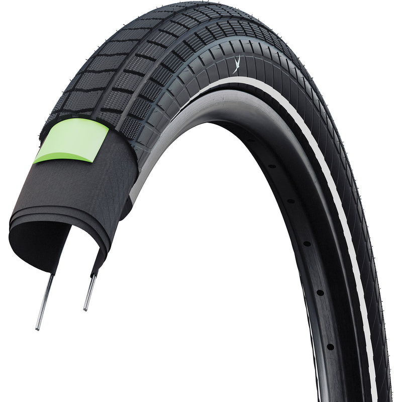 Load image into Gallery viewer, Schwalbe draadband motion super moto-x 55-507 +r zwart
