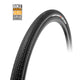 Tufo vouwband gravel thundero 36-622 zwart