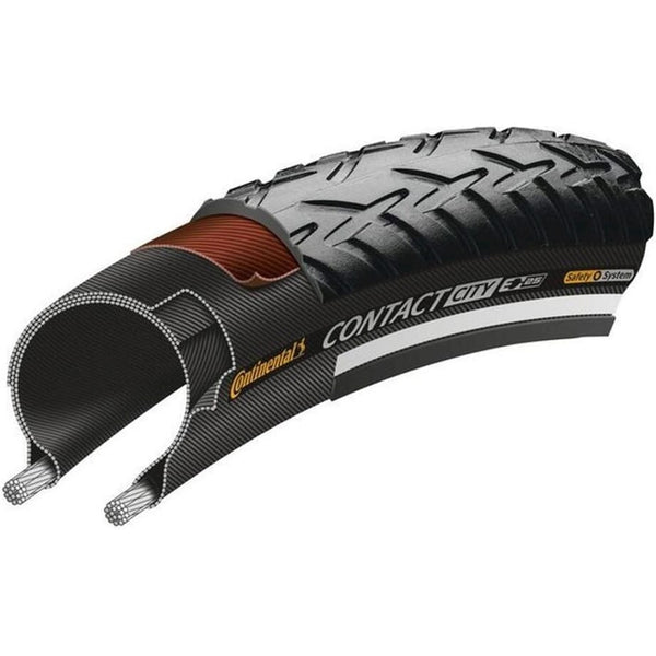 Continental buitenband Ride+ 28 x 1.60 zwart reflectie