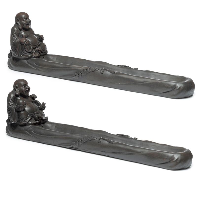 Load image into Gallery viewer, Peace of the east chinese lachende boeddha wierookhouder
