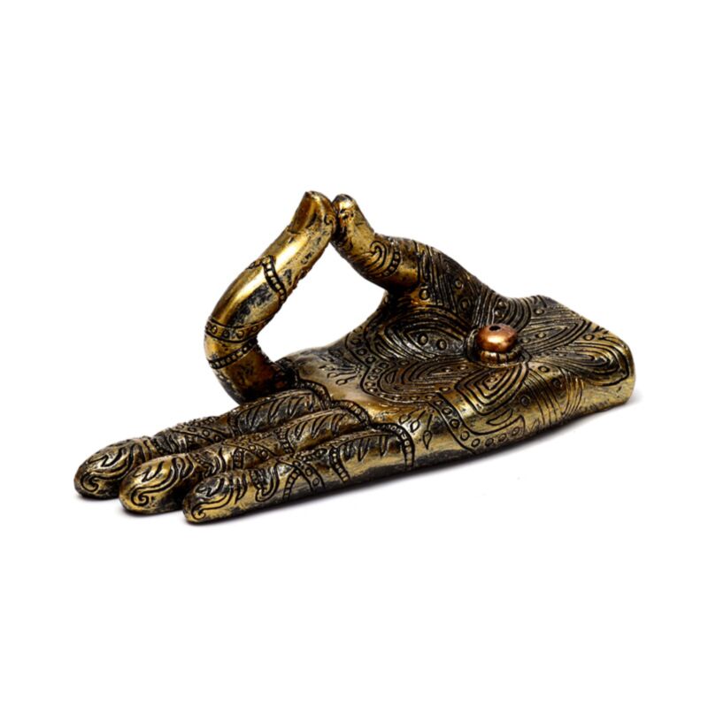 Load image into Gallery viewer, Henna boeddha hand wierookhouder
